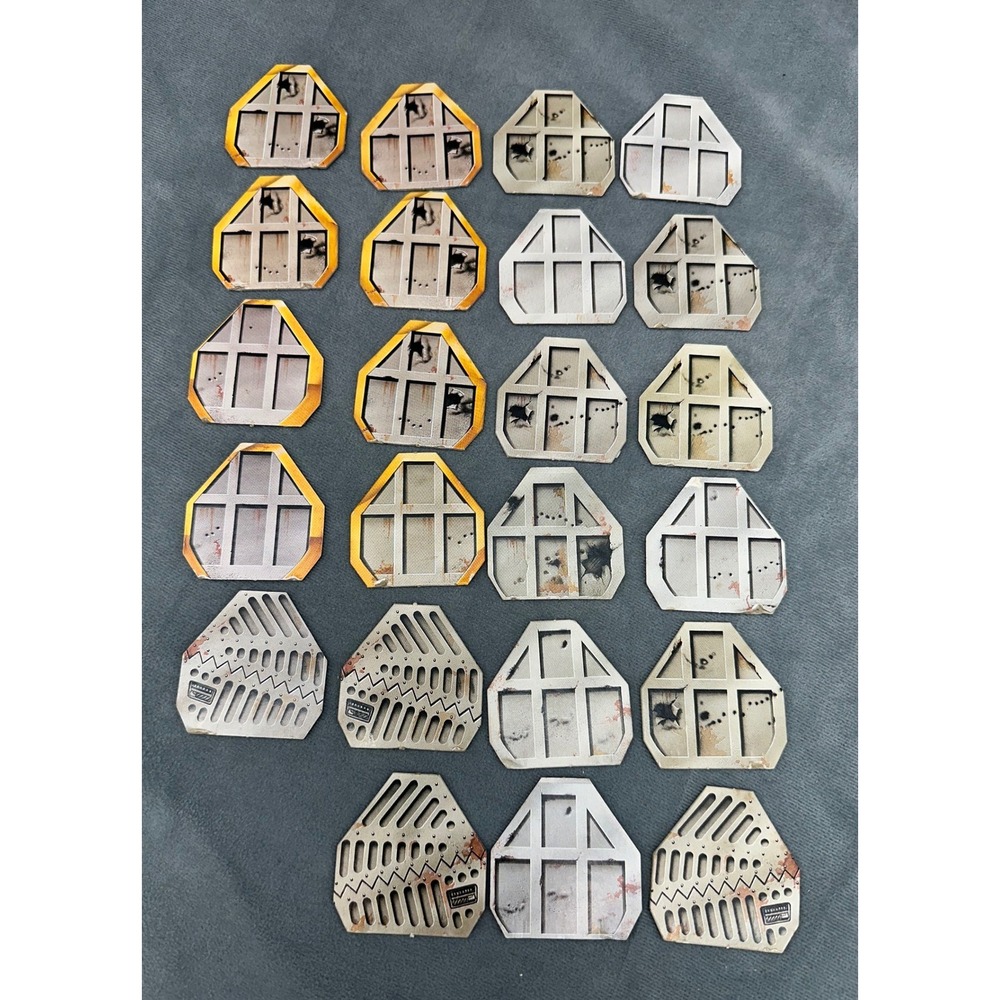 Vintage Space Crusade Replacement Doors Airlocks Part Piece Board Game Lot of 23